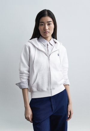 Zip-up sweatshirt - white