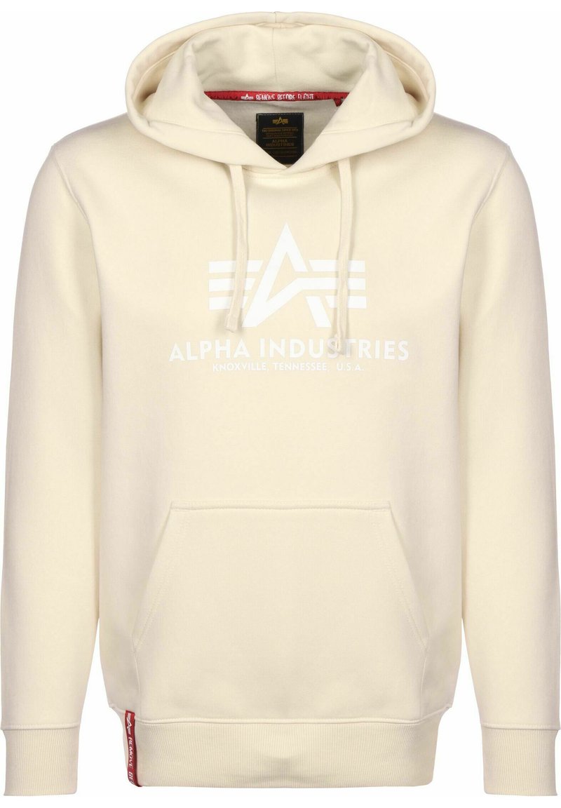 Alpha Industries - BASIC - Hoodie - jet stream white, Enlarge