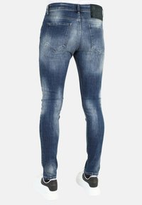 Local Fanatic STOASHED SCHEUREN -MM - Slim fit jeans - blauw
