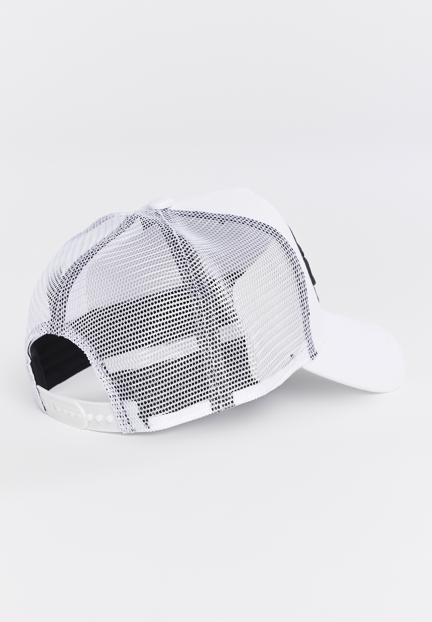SIKSILK SIKSILK VOLT PATCH MESH TRUCKER - Cappellino - white \u0026 gold/bianco  - Zalando.it