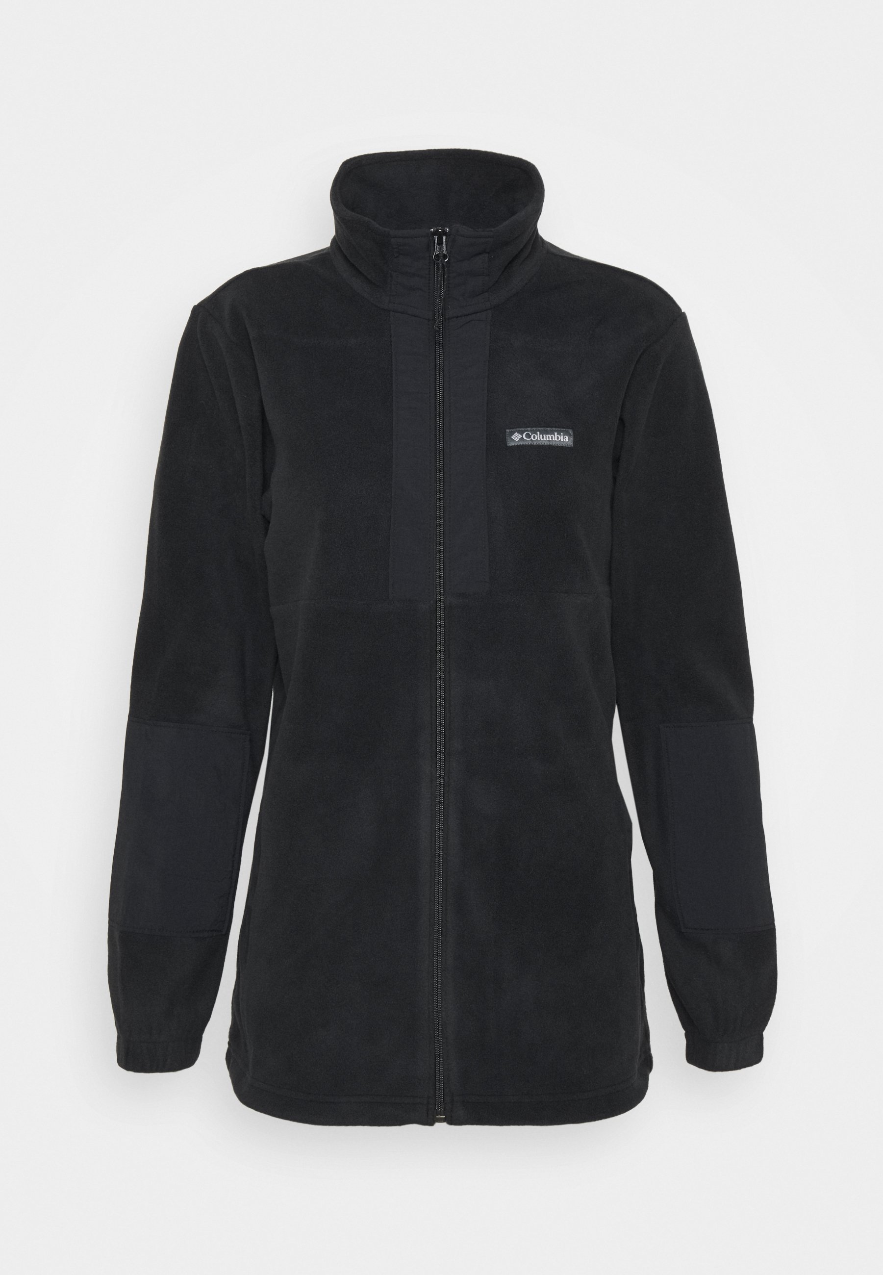 black fuzzy columbia jacket