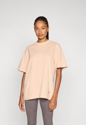 adidas by Stella McCartney LOGO TEE - T-shirts med print - soft powder
