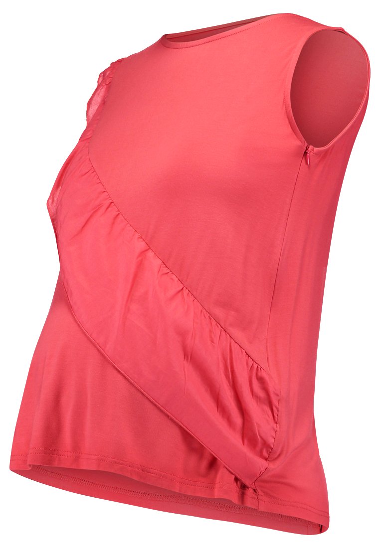 Spring Maternity Top koraalrood