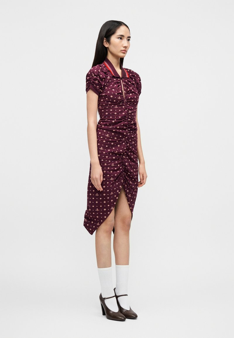 Vivienne Westwood PULLING - Day dress - bordeaux - Zalando.co.uk