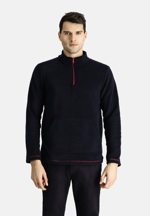 ZIPPER - Fleece trui - dark navy blue