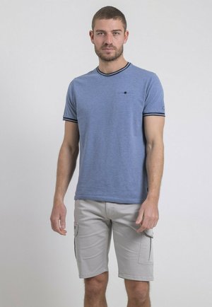 T COL ROND PUR NILOSUN - T-shirt basique - bleu
