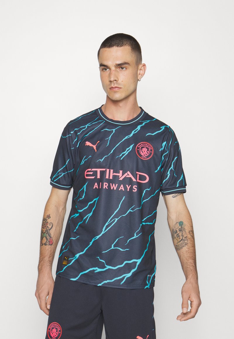 Maglia Puma Manchester City 20/21 Home - Azzurro Team/Peacoat