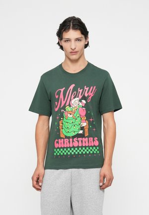 JORHOLIDAY CARTOON TEE CREW NECK - Marškinėliai su spaudiniu - sycamore