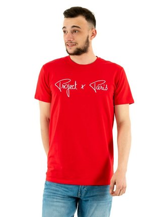 Project X Paris Print T-shirt - rouge