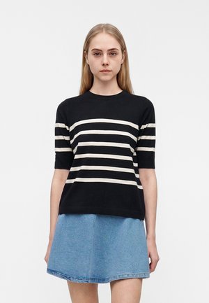 Vero Moda VMSABA O NECK NOOS - T-shirt imprimé - black