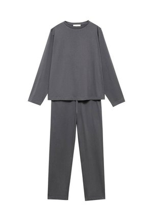 DOS PIEZAS LISO SET - Pyjama - anthracite