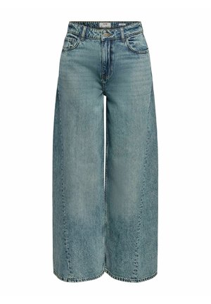 JDY Tall JEANS MIT WEITEM BEIN JDYCARINA HOHE TAILLE WEITER BEINSCHNITT JEANS - Wide leg - medium blue denim
