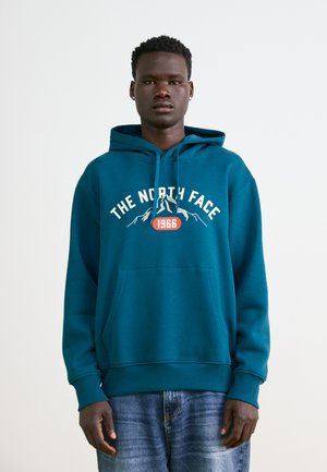 The North Face HOODIE VARSITY GRAPHIC - Sweat à capuche - midnight petrol