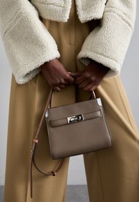 RADZIWILL COLOR-BLOCK PEBBLED PETITE DOUBLE BAG - Ručna torba - wild mushroom