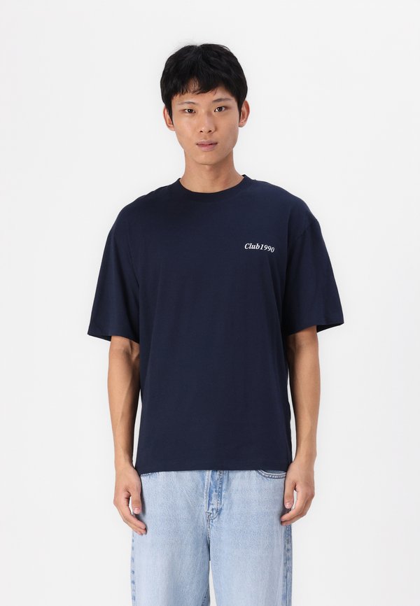 JJEBRADLEY  TEE O-NECK  - Print T-shirt - sky captain