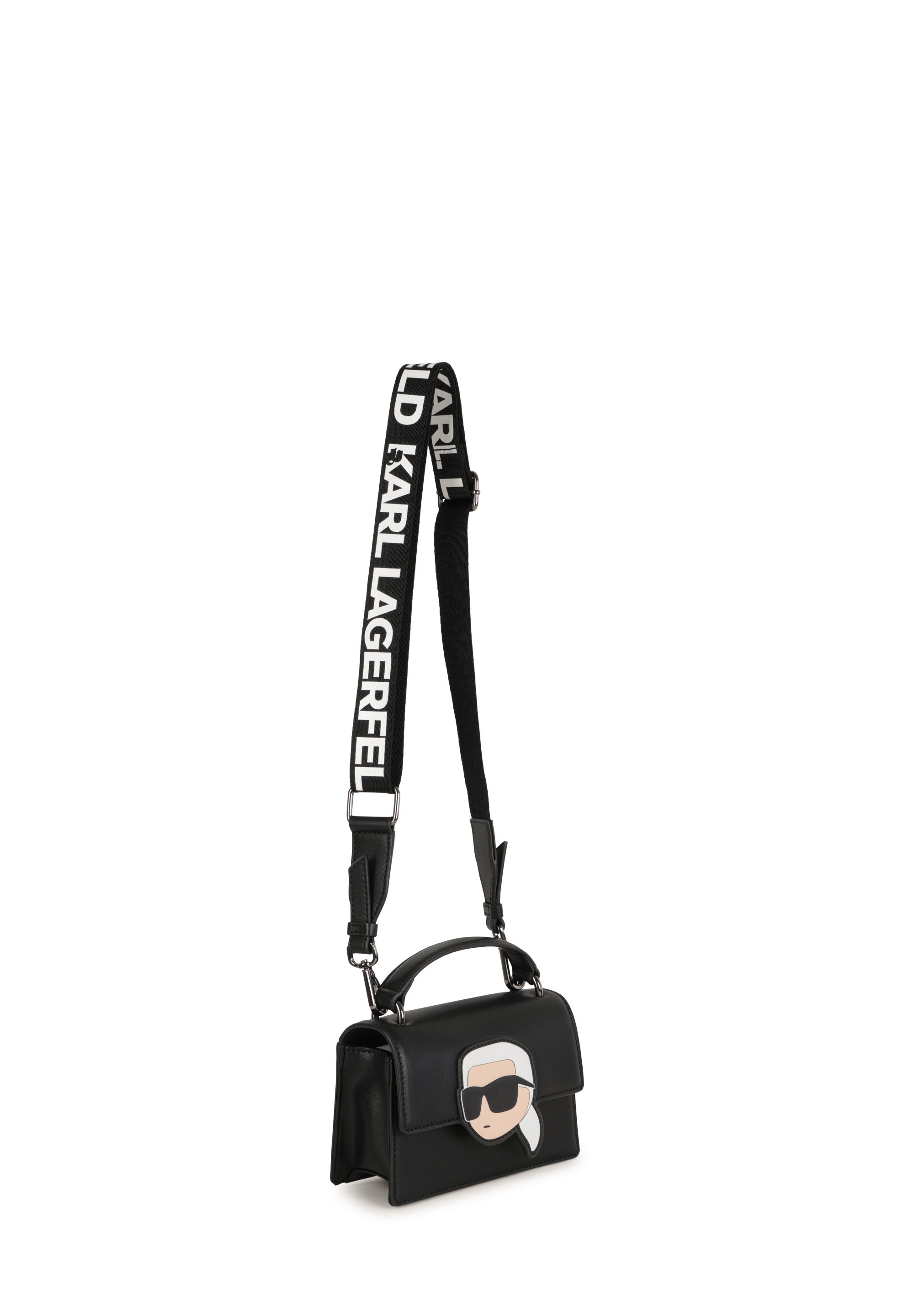 KARL LAGERFELD KIDS HANDLE BAG - Cross body bag - black - Zalando