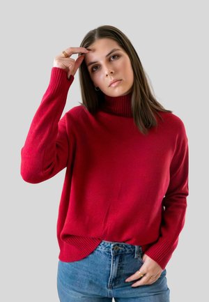 RISKE  - Pullover - burgundy