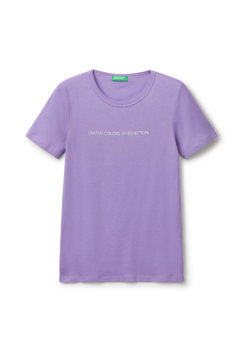 Camiseta United Colors Of Benetton Mujer - Algodón 100% - Corte Hombros Caídos