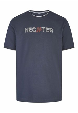 SPORTIVES RUNDHALS - T-Shirt print - dunkelblau