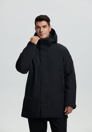 JUNES - Parka - schwarz