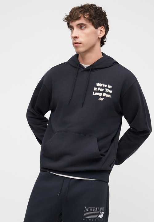 New Balance FOGGY DAZE HOODIE - Hoodie - dark night — photo 4