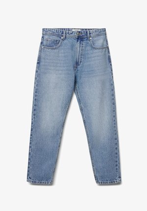 Terranova, PANTALONE JEANS LUNGO TINTA UNITA - Jeans baggy - blu denim medio