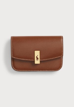 POLO ID LEATHER FOLD-OVER CARD CASE - Visitkortetuier - cuoio