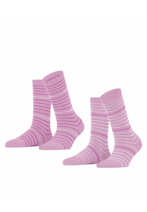 Esprit Fine Stripe 2-Pack - Socken - orchid (8621)