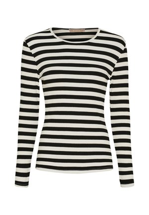 Langærmet T-shirt - black