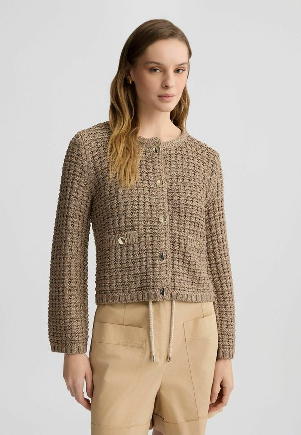 Strickjacke - beige