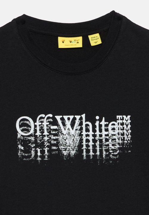 Off-White KIDS BIG BOOKISH STAMP UNISEX - Print T-shirt - black — photo 3