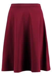 Zalando Essentials Falda acampanada - bordeaux