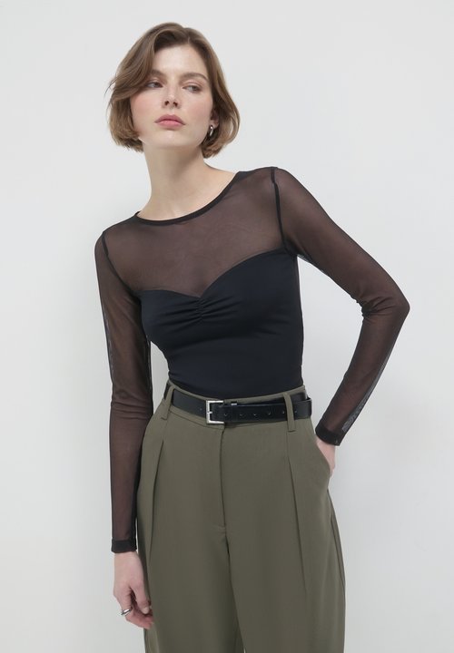 Haut léger à manches longues pour femme T-shirt à manches longues pour
