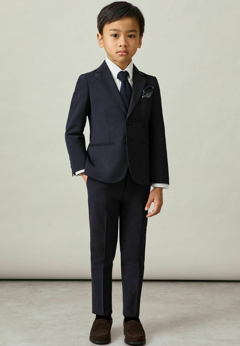 Reiss REISS HOPE WOOL-BLEND SUIT TROUSERS - Öltönynadrág - navy