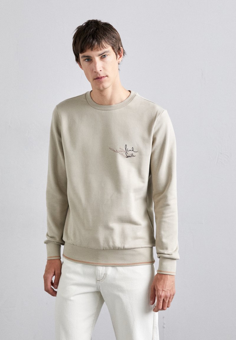 Paul Smith WITH CHEST EMBROIDERY - Sweatshirt - beige