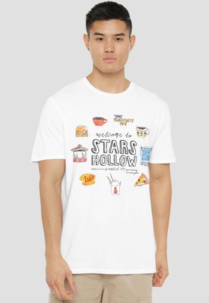 Cotton Soul, GILMORE GIRLS WELCOME TO STARS HOLLOW ICONS - T-Shirt print - white