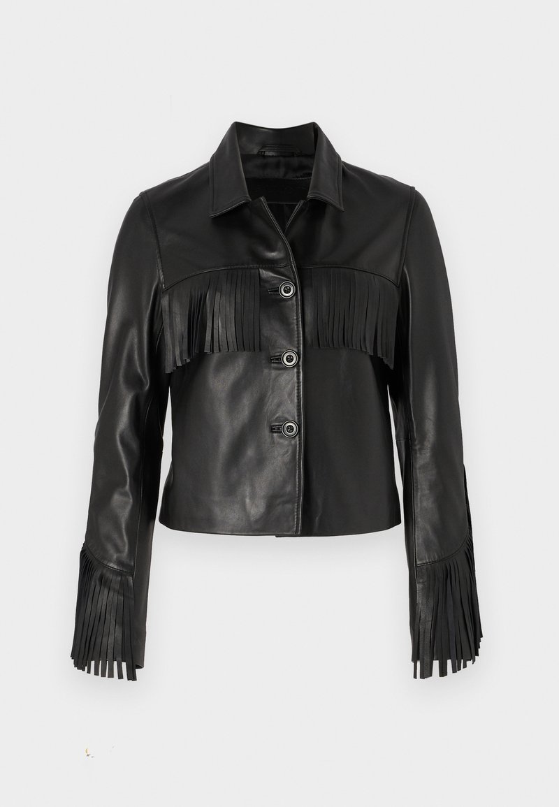 STUDIO ID Leren jas zwart