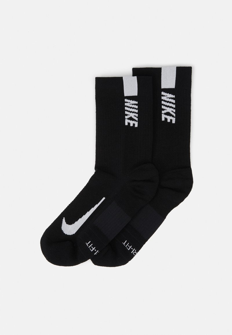 Nike Performance - UNISEX 2 PACK - Urheilusukat - black/white, Suurenna