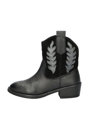 Nelson Kids Cowboy/biker ankle boot - zwart