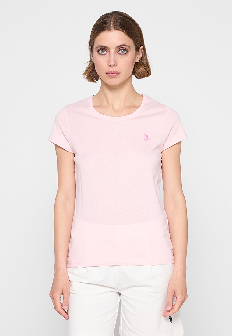 U.S. Polo Assn. T-shirt basic roze