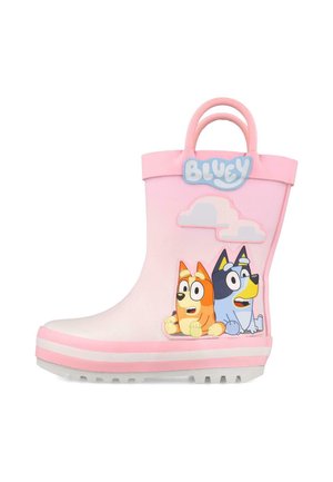 Garvalin, BOTA DE AGUA BLUEY DE CAÑA ALTA CON DOS ASAS UNISEX - Botas de agua - rosa