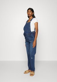 MAIAMAE DUNGAREE - Jardineiras - rip mid wash