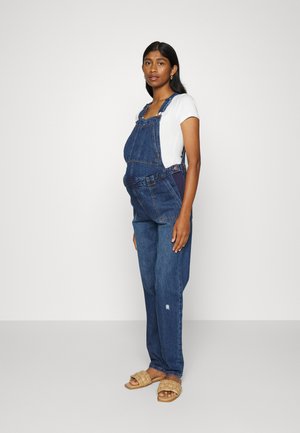 MAIAMAE DUNGAREE - Jardineiras - rip mid wash
