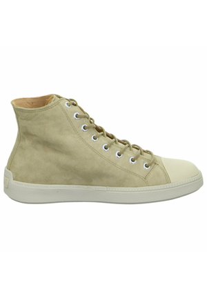 High-top trainers - beige