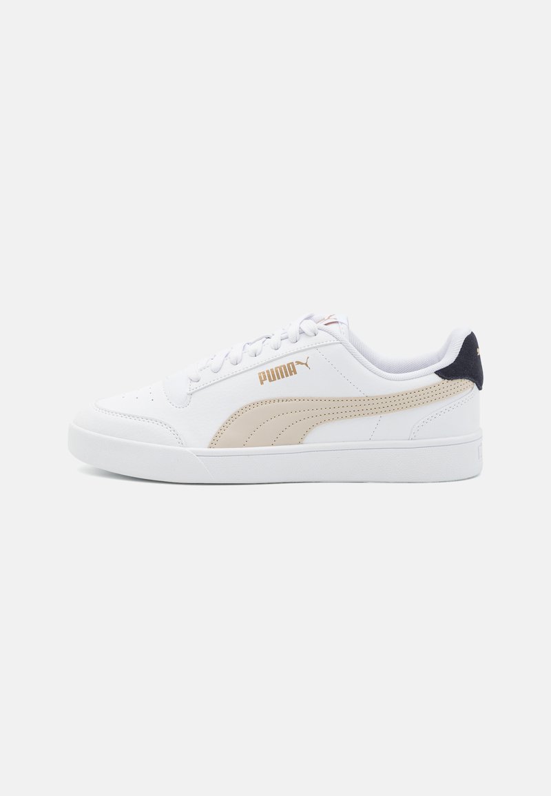 Puma SHUFFLE UNISEX - Sapatilhas - white/bold blue/new navy/gold