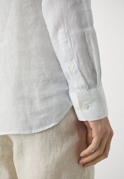 120% Lino LONG SLEEVE MEN SLIM FIT - Krekls - pearl blue soft fade
