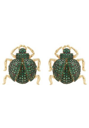 SCARAB LARGE BUG - Earrings - green