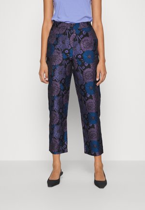 SLFELANI CROPPED - Tygbyxor - black