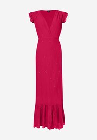 SUMMER SEQUIN DETAIL WRAP - Maxi-jurk - pink