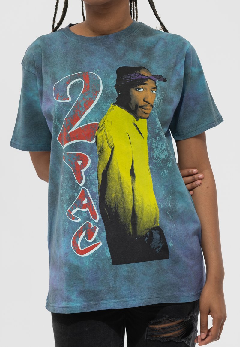 Paradiso Clothing TUPAC VINTAGE 2PAC - Print T-shirt - blue 